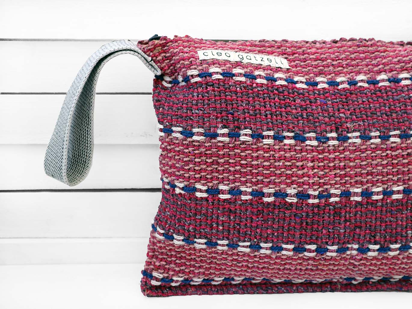SPLASH - STRIPES clutch bag