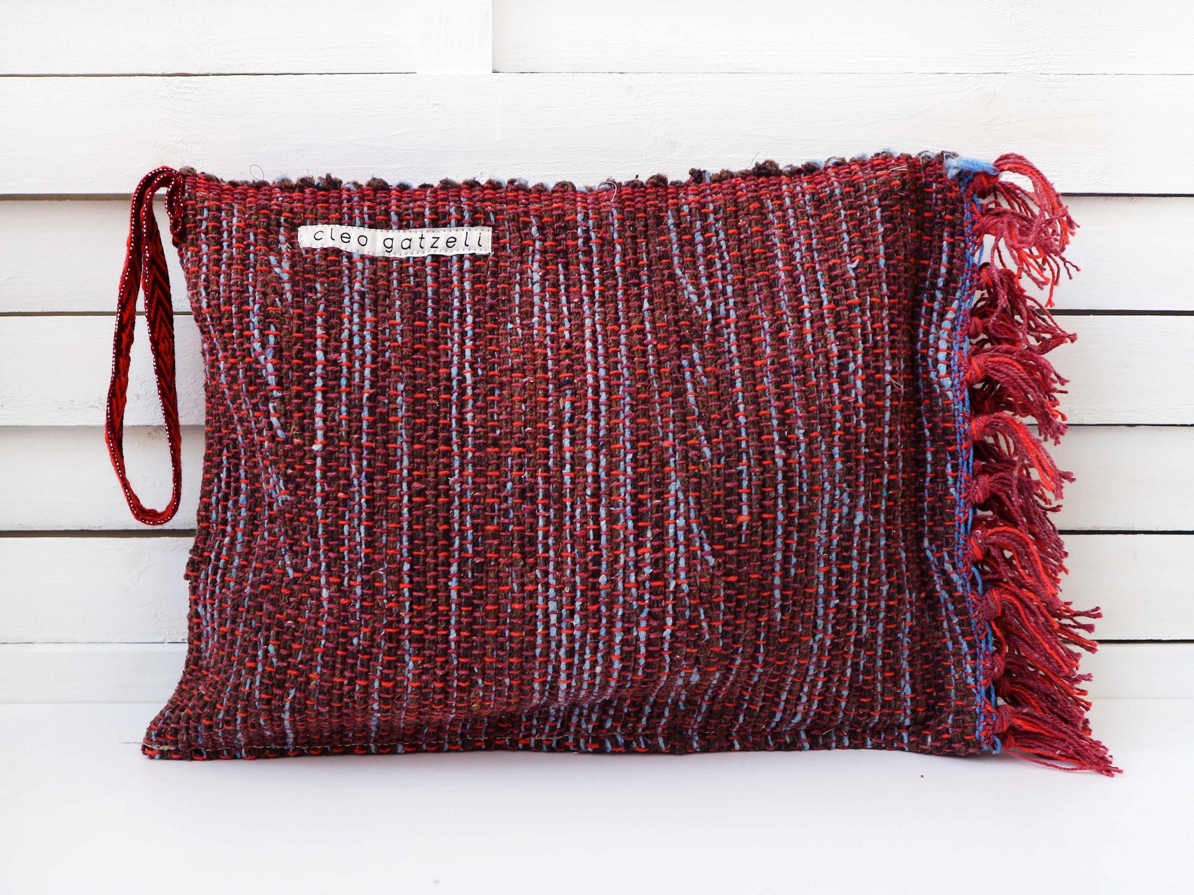 SPLASH - MULTI LOOM clutch bag