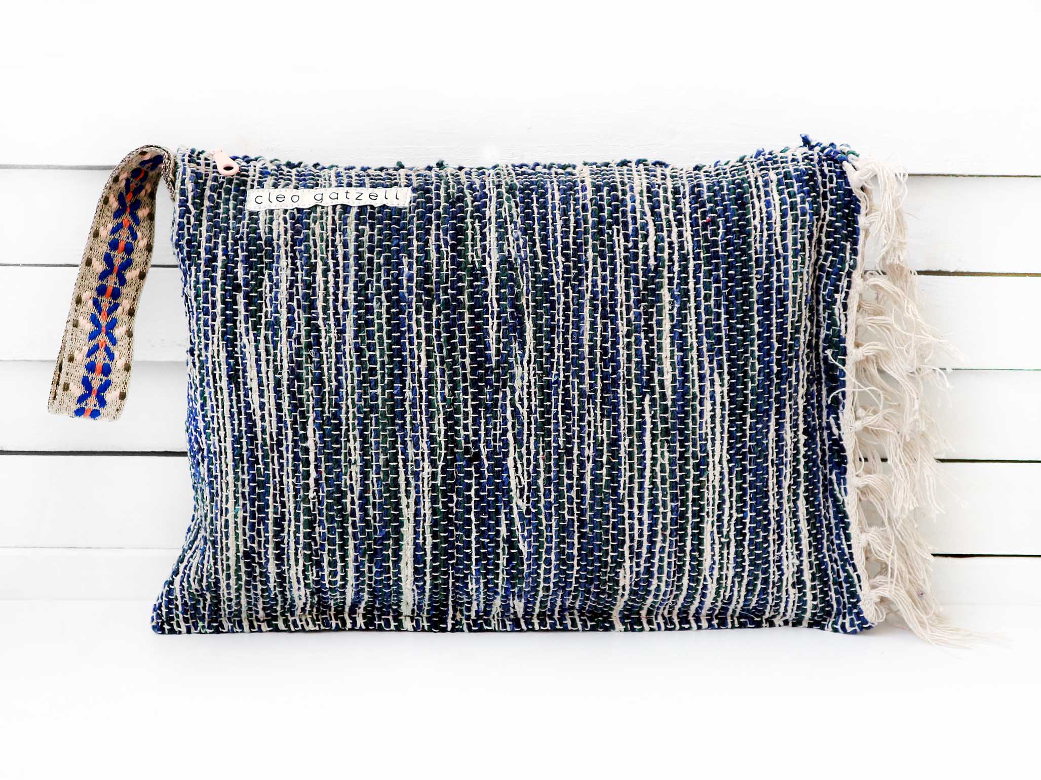 SPLASH - MULTI LOOM clutch bag