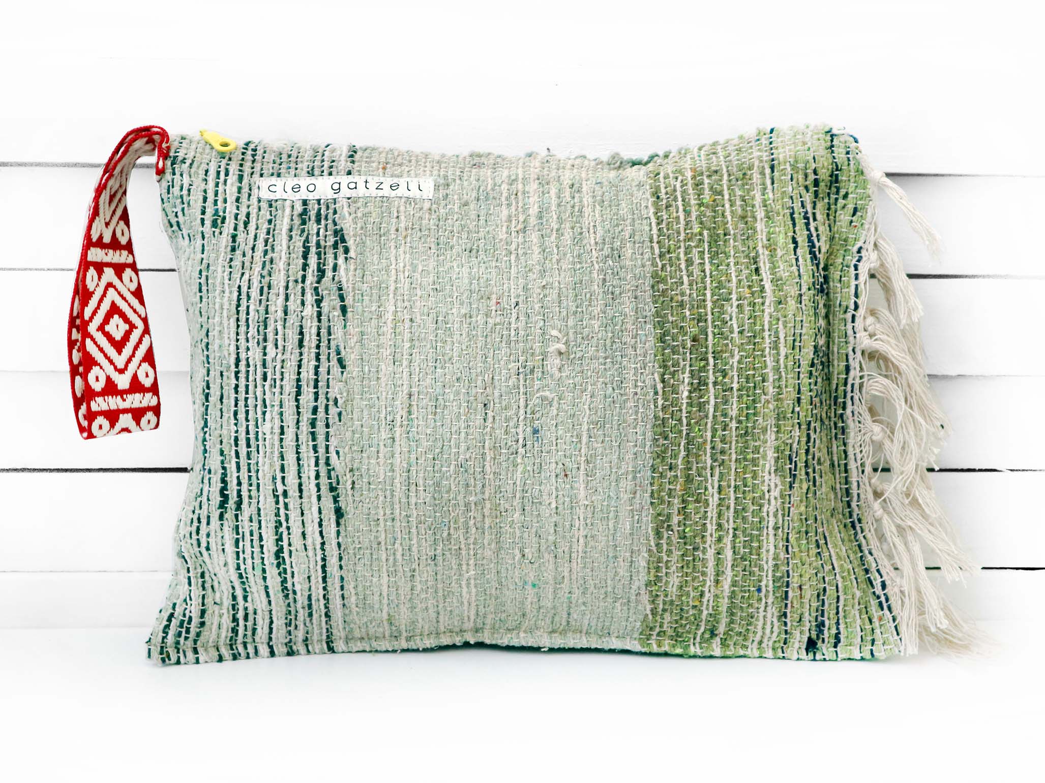 SPLASH - MULTI LOOM clutch bag
