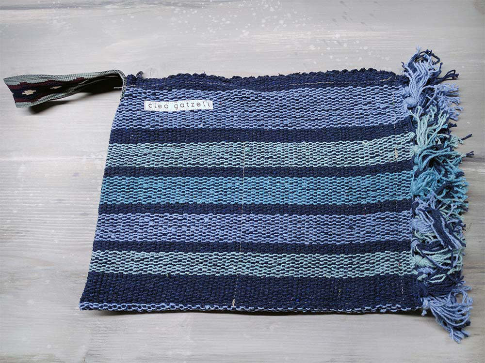 SPLASH - WIDE STRIPES clutch bag