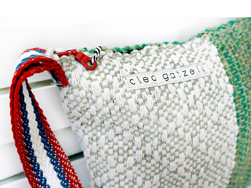 SPLASH - WHITE BLOCK clutch bag