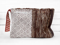 SPLASH - WHITE BLOCK clutch bag
