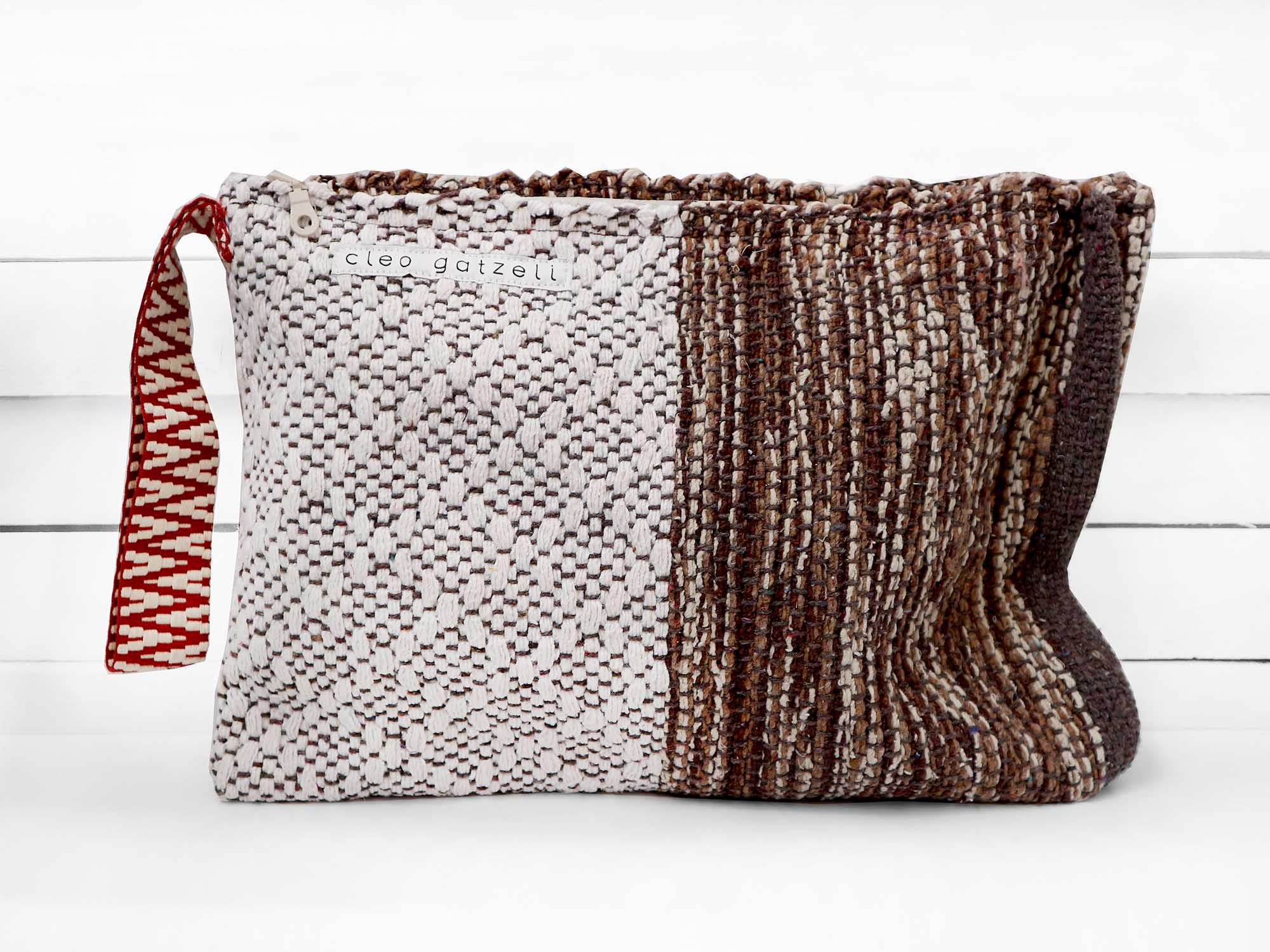 SPLASH - WHITE BLOCK clutch bag
