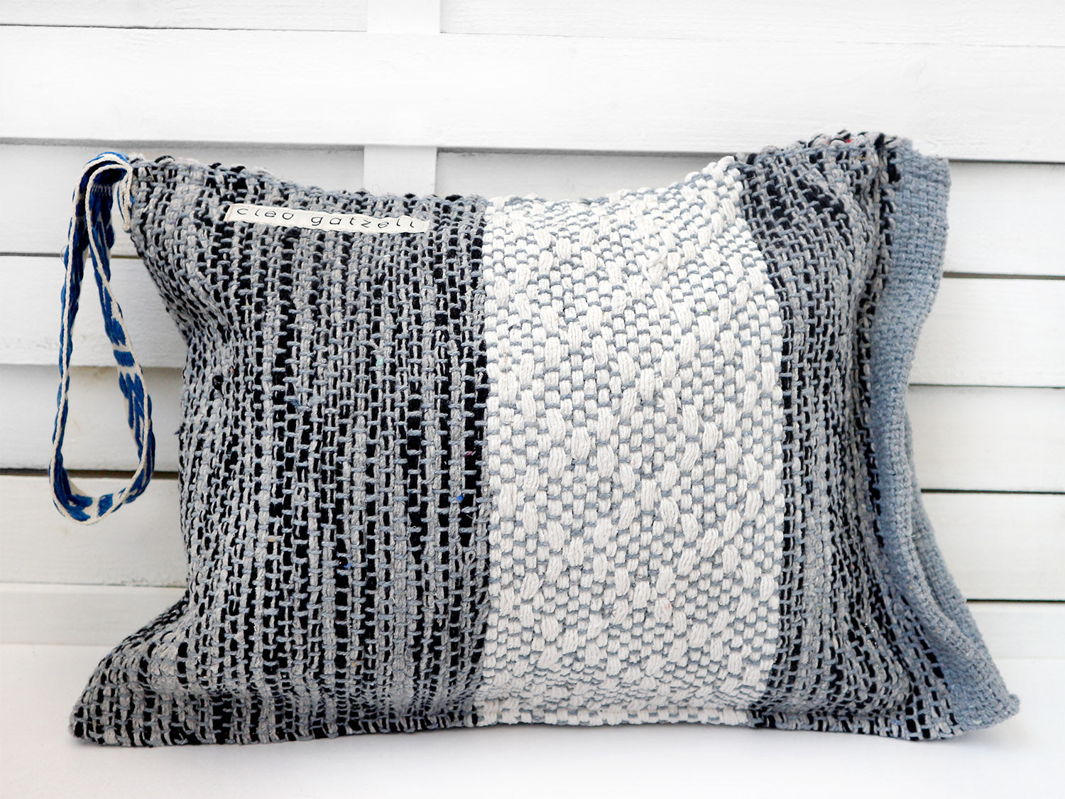 SPLASH - WHITE BLOCK clutch bag
