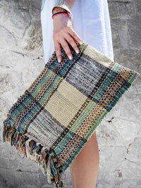 SPLASH - TARTAN clutch bag