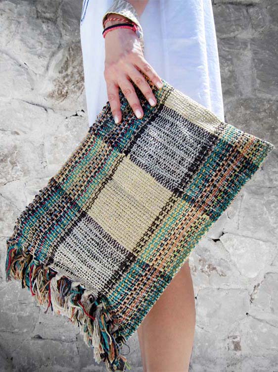 SPLASH - TARTAN clutch bag
