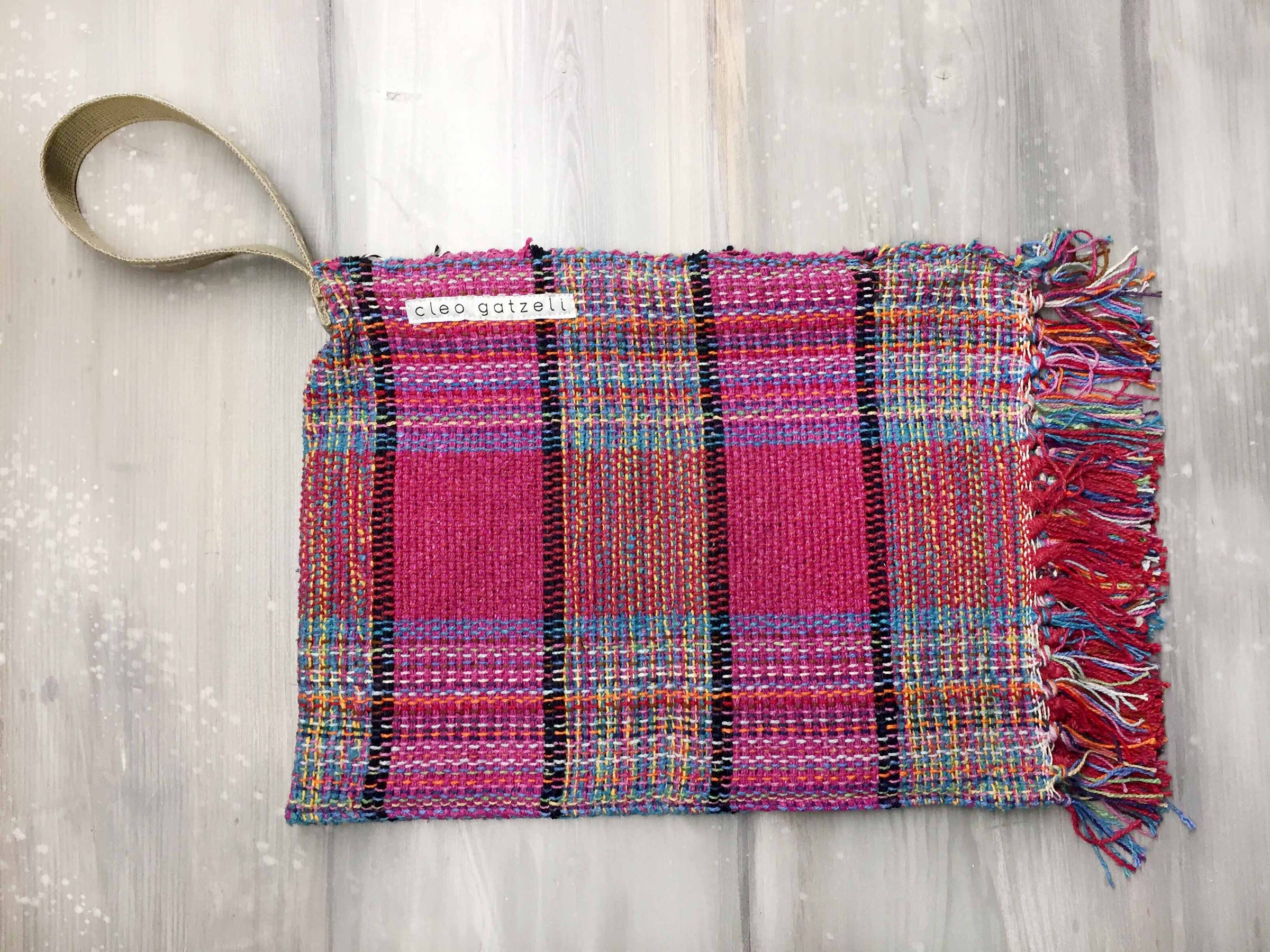 SPLASH - TARTAN clutch bag