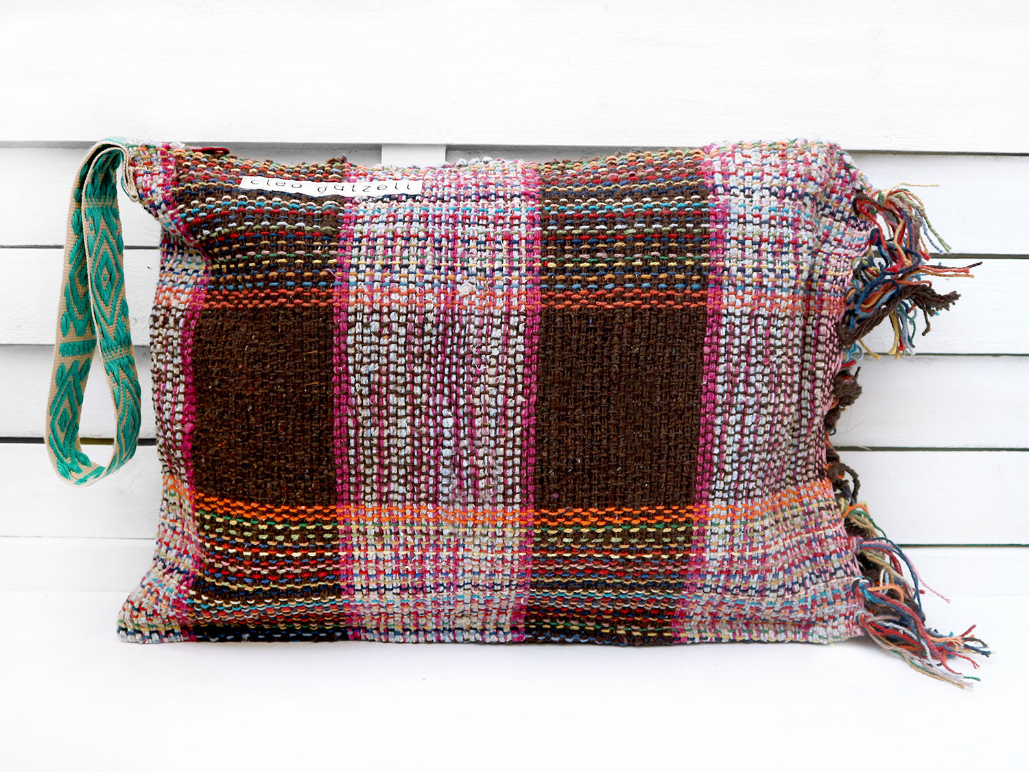 SPLASH - TARTAN clutch bag