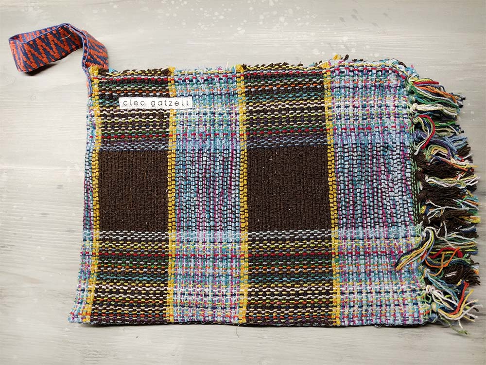 SPLASH - TARTAN clutch bag