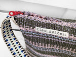 SPLASH - MELANGE STRIPES clutch bag