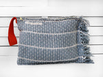 SPLASH - WEAVE STRIPES clutch bag