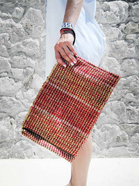 SPLISH SPLASH - VERTICAL clutch bag