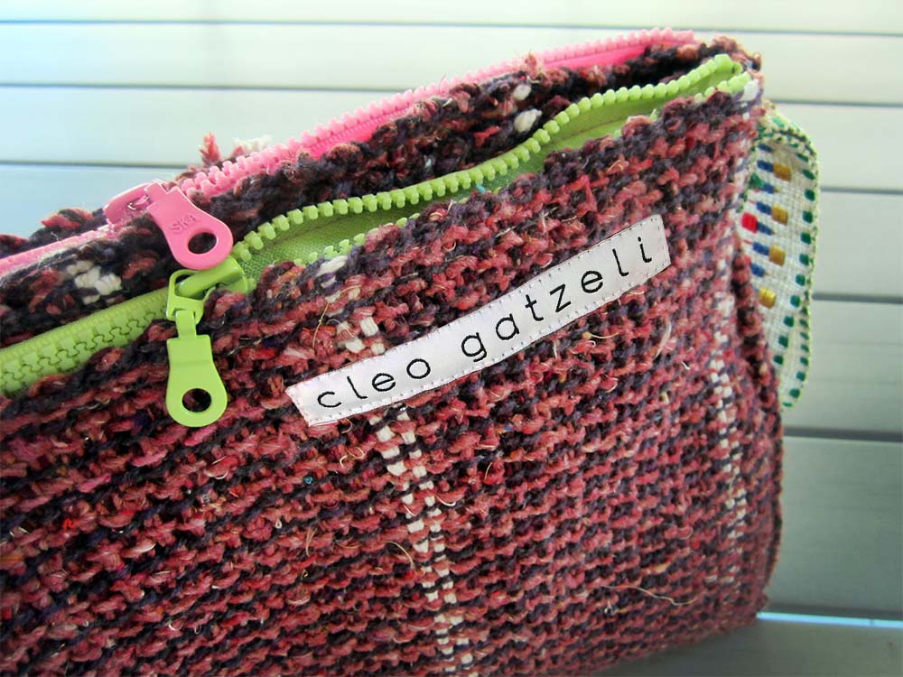 SPLISH SPLASH - VERTICAL clutch bag