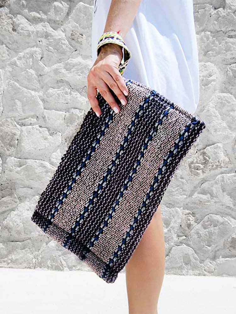 SPLISH SPLASH - STRIPES clutch bag