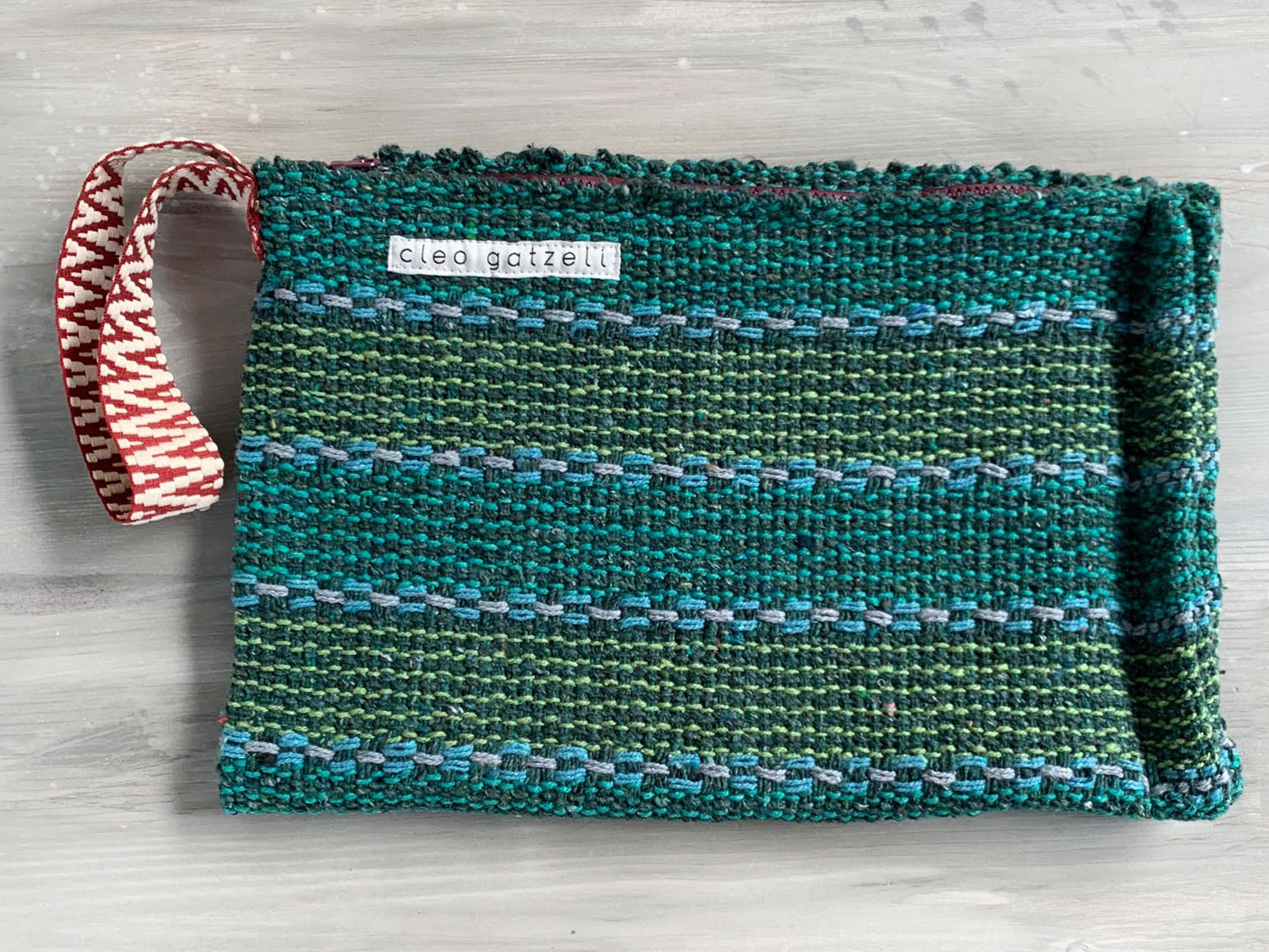 SPLASH - STRIPES clutch bag