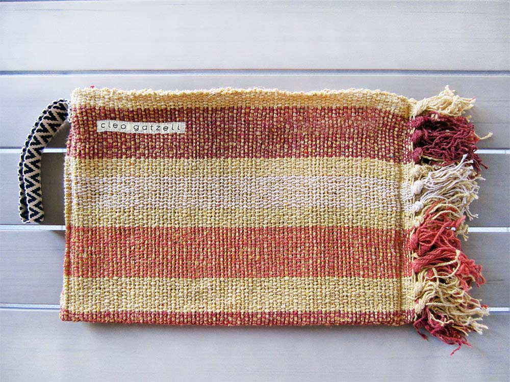 SPLISH SPLASH - WIDE STRIPES clutch bag