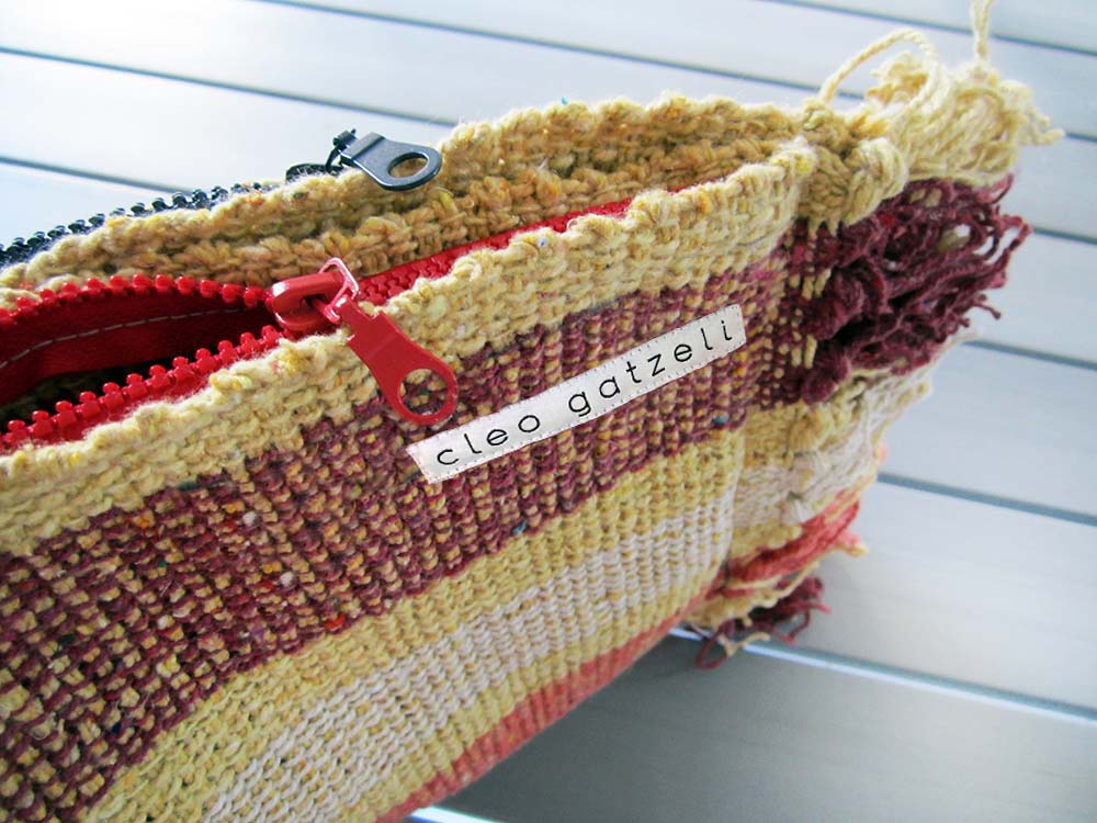 SPLISH SPLASH - WIDE STRIPES clutch bag