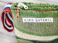 SPLISH SPLASH - WIDE STRIPES clutch bag
