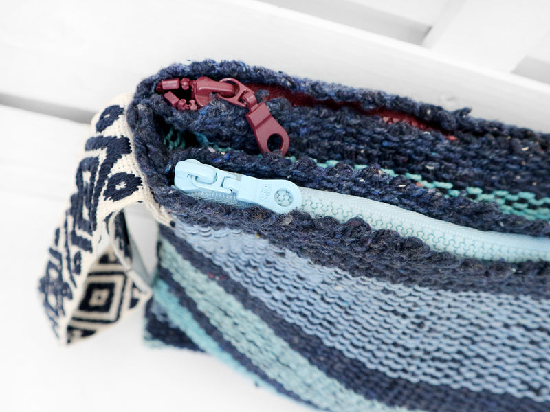 SPLISH SPLASH - WIDE STRIPES clutch bag