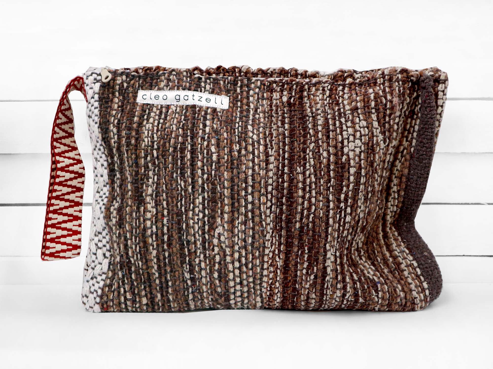 SPLISH SPLASH - WHITE BLOCK clutch bag