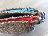 SPLISH SPLASH - WHITE BLOCK clutch bag