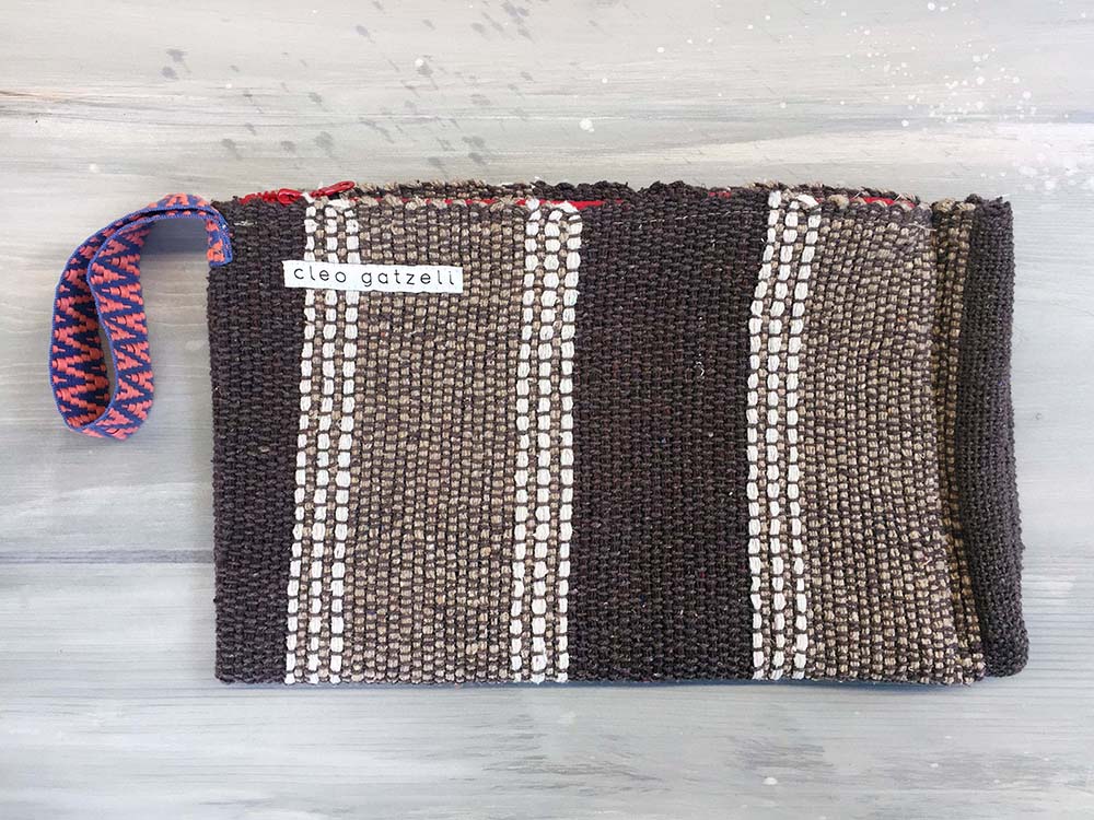 SPLISH SPLASH - TRIPLE VERTICAL clutch bag