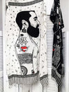 MACHO MAN WHITE pareo sarong