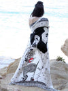 MACHO MAN WHITE pareo sarong