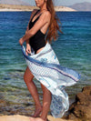 PORCELAIN BLUES pareo