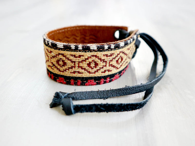 CHARMER- BOHO STRIPES arm & ankle bracelet, 3cm