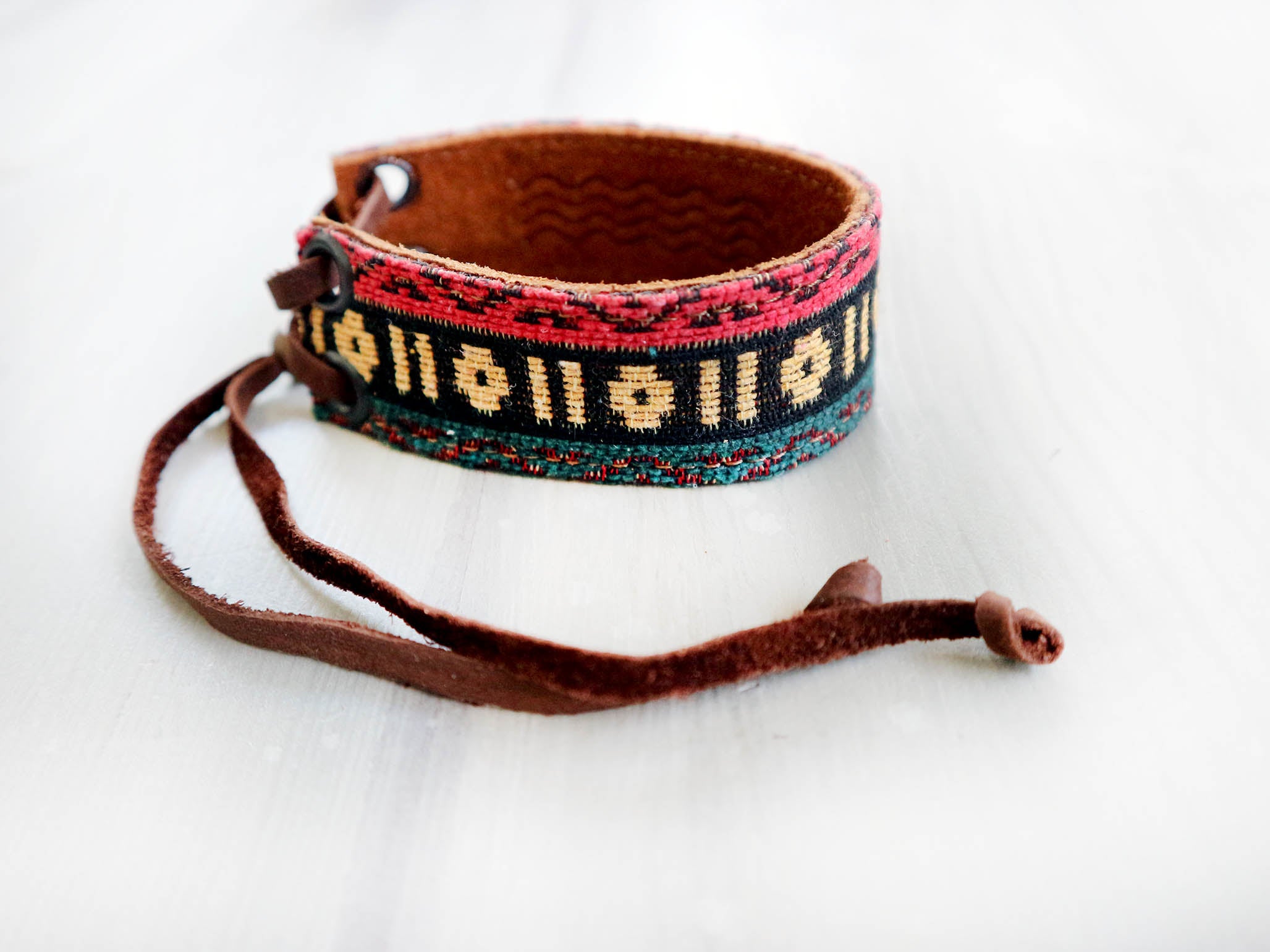 CHARMER- BOHO STRIPES arm & ankle bracelet, 3cm