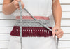 BORDEAUX CELLS waist charm belt