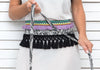 BLACK PAISLEY waist charm belt