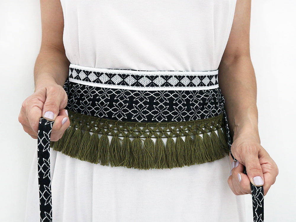 IRIS waist charm belt