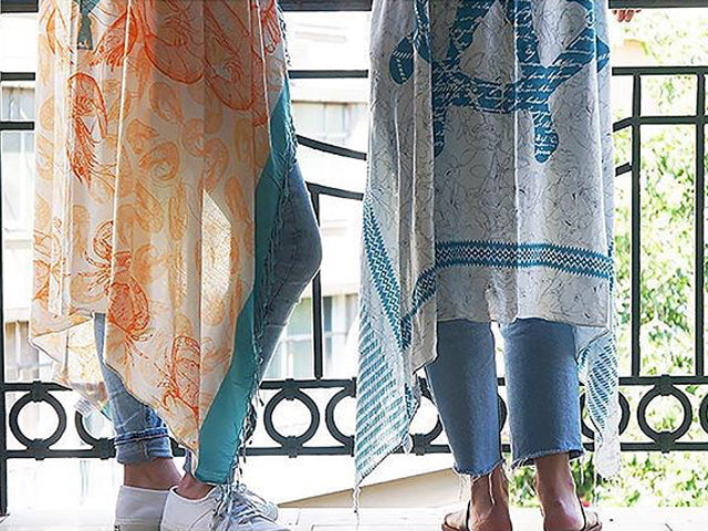 WHEEL BLOSSOM pareo vest