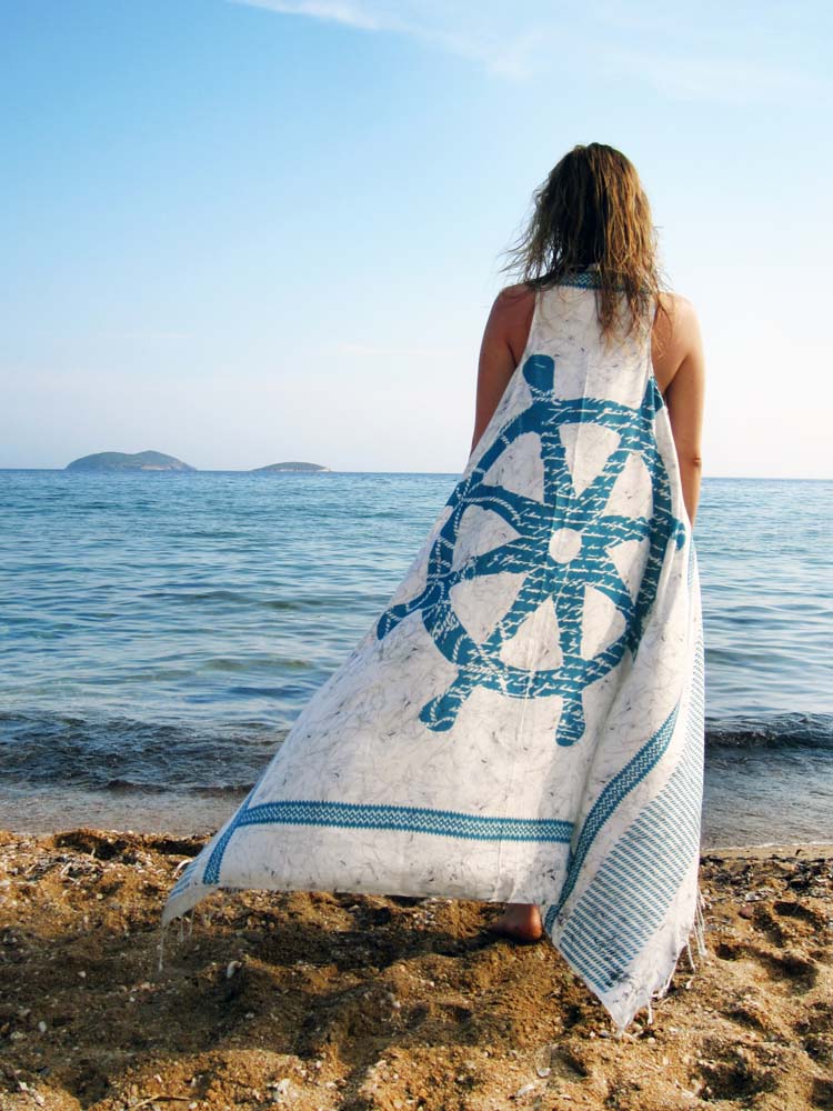 WHEEL BLOSSOM pareo vest