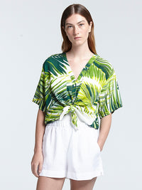 PALMA cropped shirt