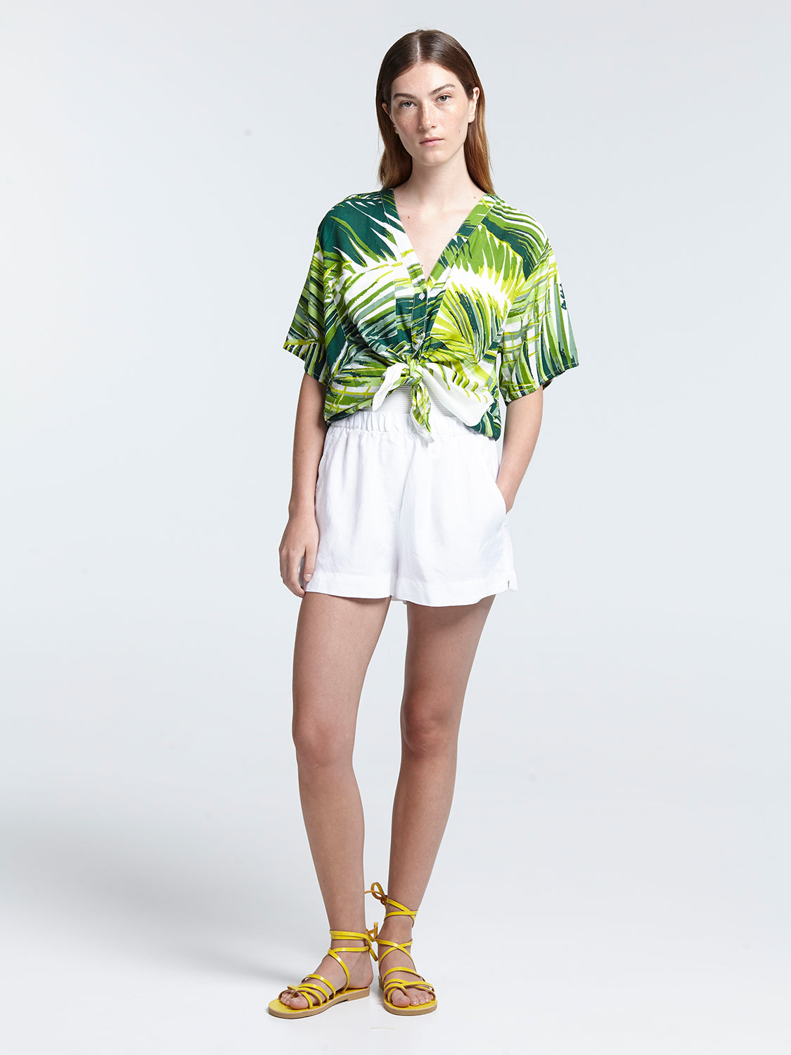 PALMA cropped shirt