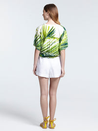 PALMA cropped shirt