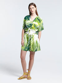 PALMA cropped shirt