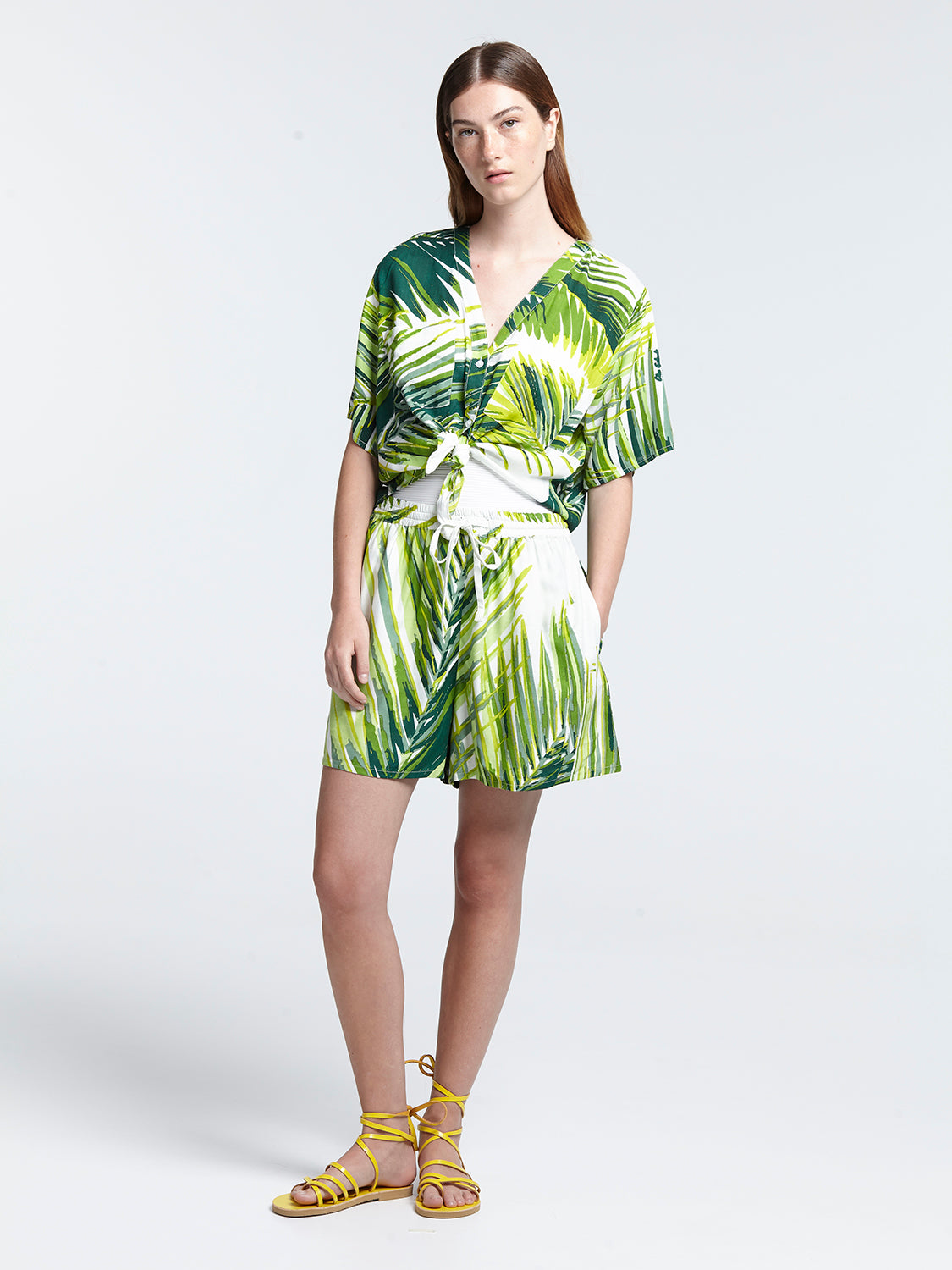 PALMA cropped shirt