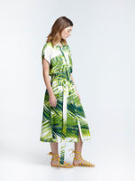 PALMA sleeveless safari dress