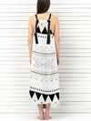 HIGH TIDE braid strap maxi dress