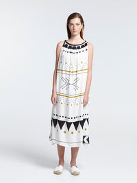 HIGH TIDE braid strap maxi dress