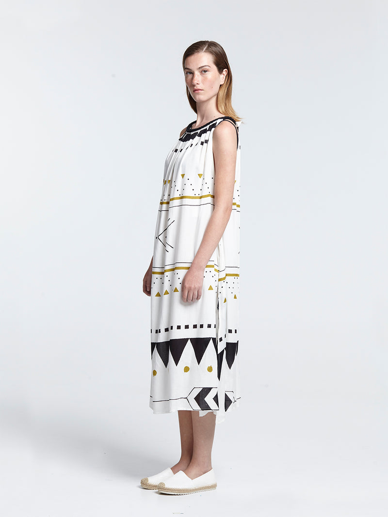 HIGH TIDE braid strap maxi dress