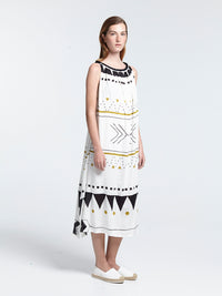 HIGH TIDE braid strap maxi dress
