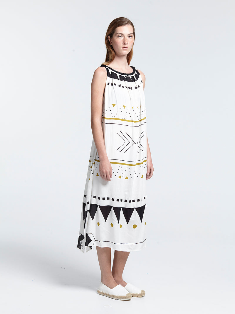 HIGH TIDE braid strap maxi dress