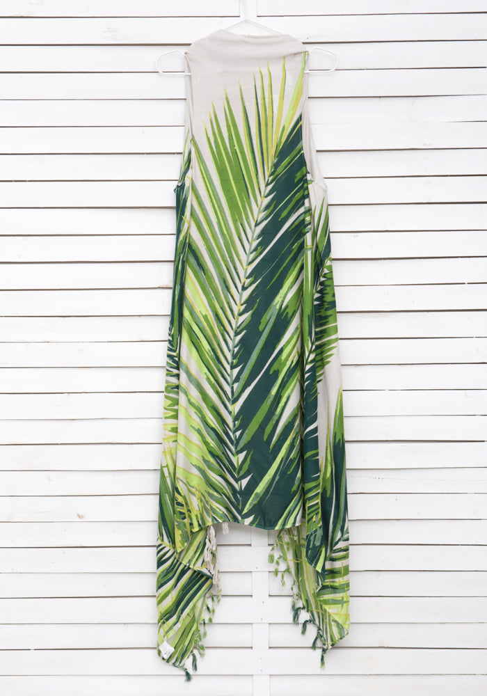 PALMA WHITE pareo vest