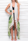 PALMA WHITE pareo vest